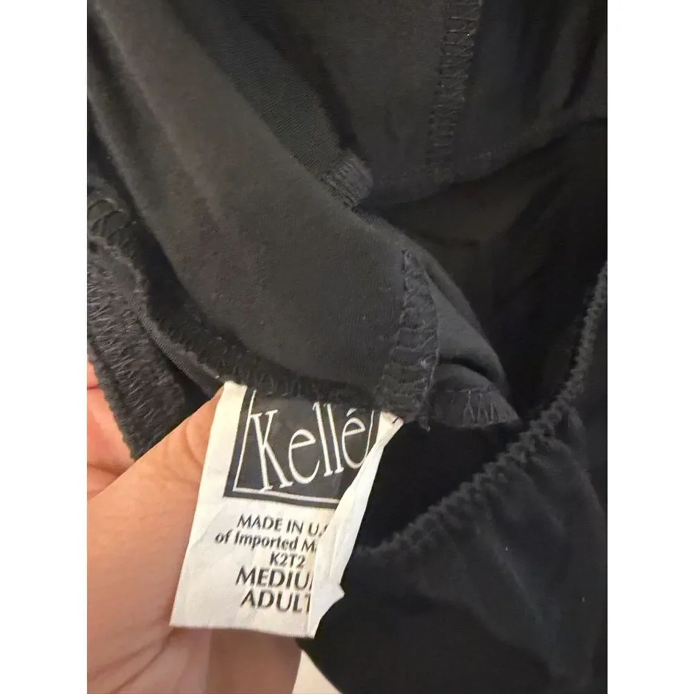 Kelle solo leotard black plaid suit menswear inspired MA-Medium adult